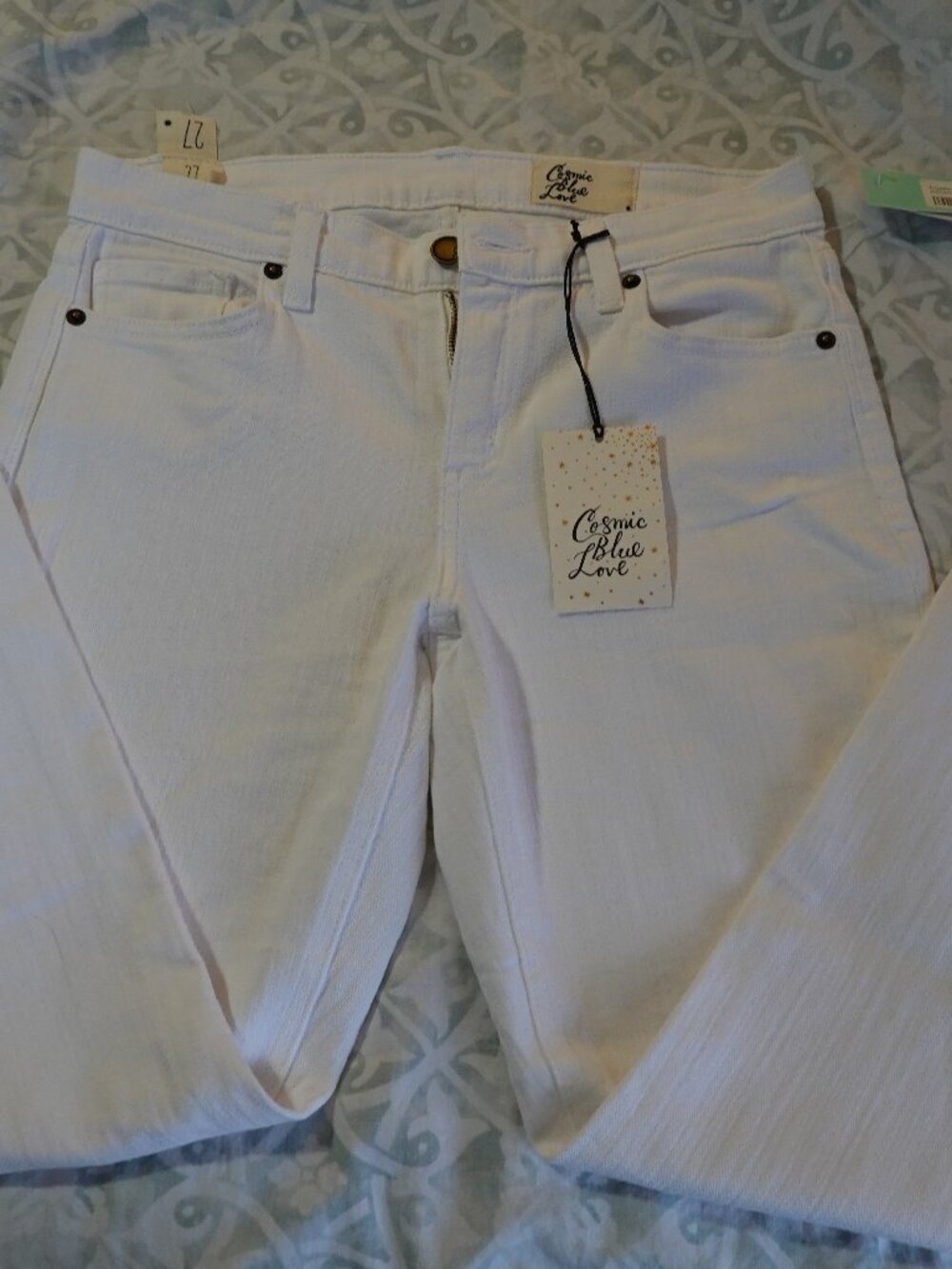 Cosmic Blue Love Ankle Jeans